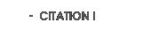 RexJet - CITATION I